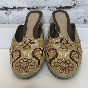 Beaded Mules